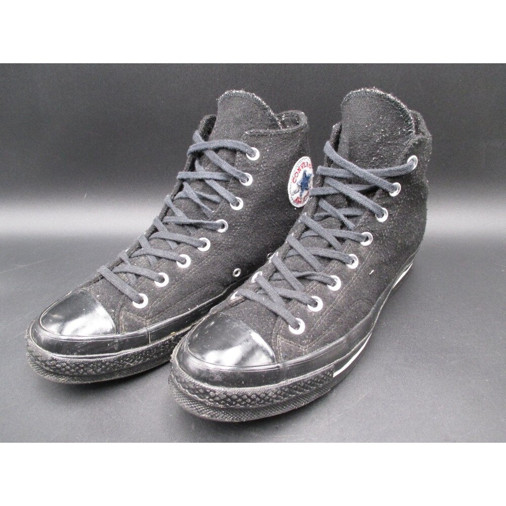 Converse Black Suede High-Tops